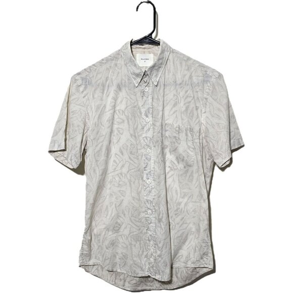 Billy Reid Other - Billy Reid Mens Button Down Shirt S Artsy Abstract Leaf Pattern Casual Comfort